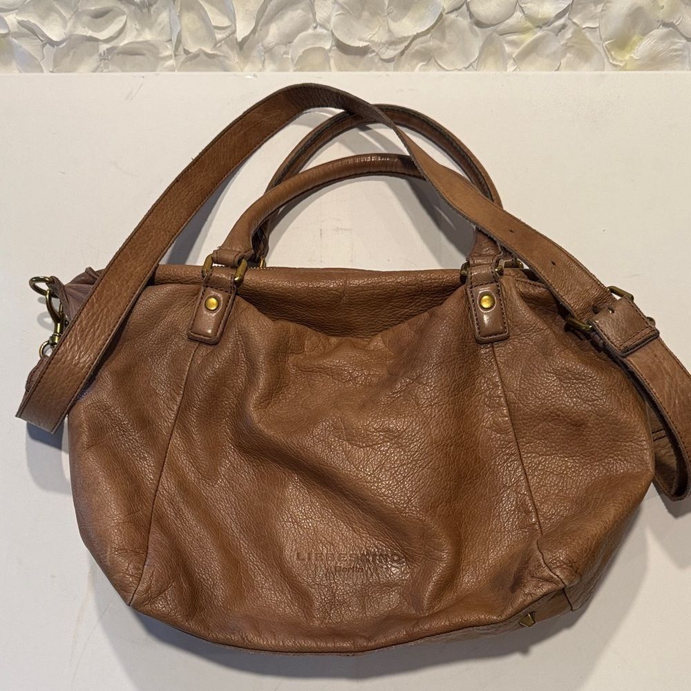 Liebeskind Brown Leather Shoulder Bag